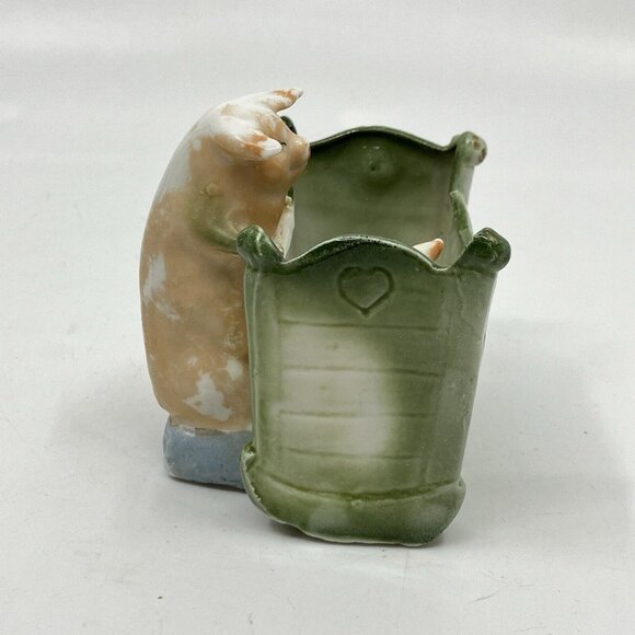 Antique Vintage German Pig Cradle Fairing Sausage Funny Novelty Figurine - Picture 4 of 10